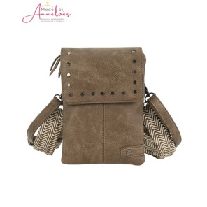 Im Dutch Telefoontasje Cesar studs Taupe Im Dutch Telefoontasje Cesar studs Taupe